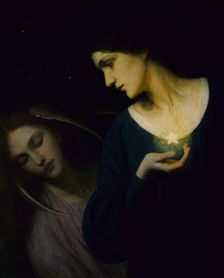 Night and Her Daughter Sleep, 1902. Creator: Mary L. Macomber