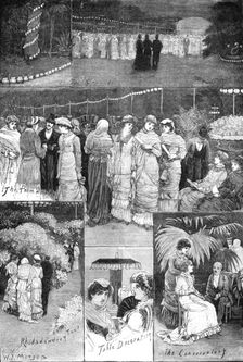 Night Fete at the Botanic Gardens, Regent's Park, 1881. Creator: Unknown