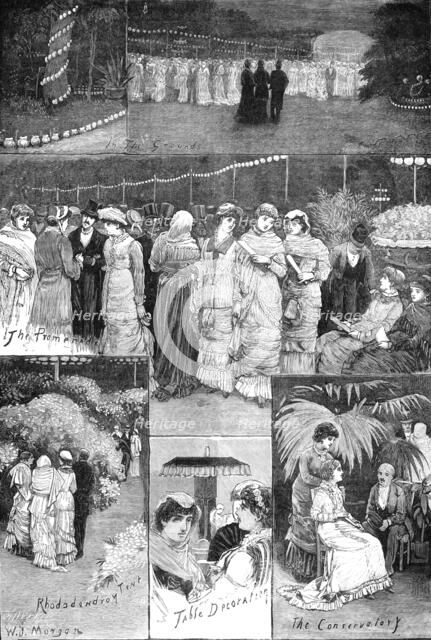Night Fete at the Botanic Gardens, Regent's Park, 1881. Creator: Unknown.