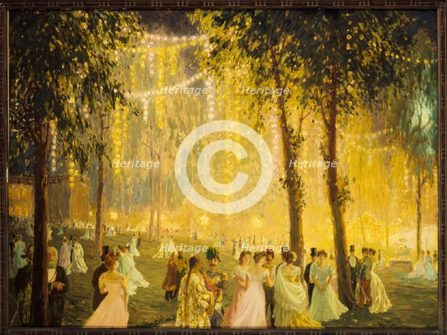 Night fete given at the Elysée by President Loubet in honour of Alphonse XIII, in 1905, 8th..., 1905 Creator: William Samuel Horton.