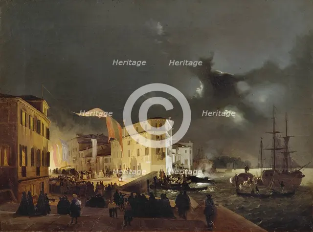 Night Festival in San Pietro di Castello, 1841.