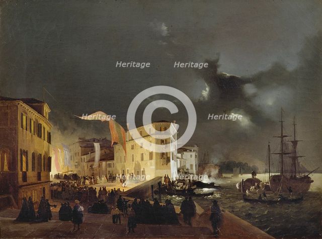 Night Festival in San Pietro di Castello, 1841.