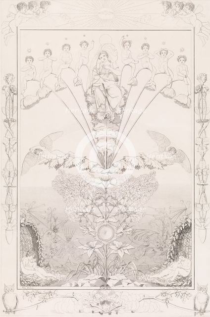 Night, from the series The Times of the Day, 1807. Creator: After Philipp Otto Runge (German, Wolgast 1777-183.