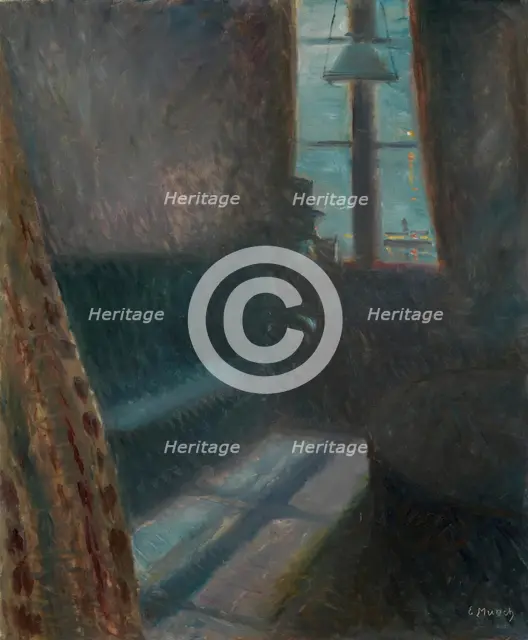 Night in Saint-Cloud, 1890. Creator: Edvard Munch.
