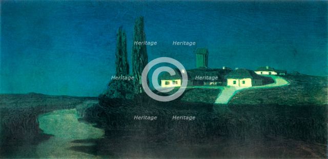 'Night in the Ukraine', 1876, (1965). Creator: Arkhip Ivanovich Kuindzhi.
