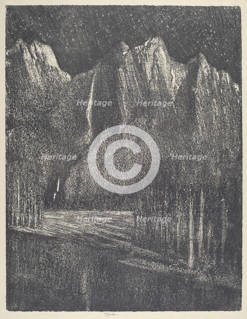 Night in the Yosemite, 1912. Creator: Joseph Pennell.