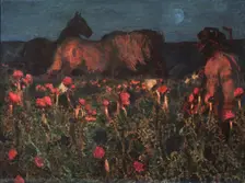 Night is Coming, 1900. Artist: Vrubel, Mikhail Alexandrovich (1856-1910)