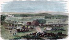Night of the Battle Cedar Mountain, Culpeper County, Virginia, American Civil War, 9 August 1862