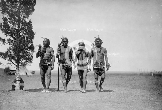 Night medicine men, 1908, c1908. Creator: Edward Sheriff Curtis.
