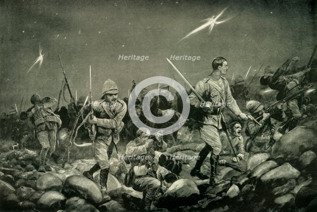 'Night Sortie from Mafeking', 1900. Creator: Richard Caton Woodville II.