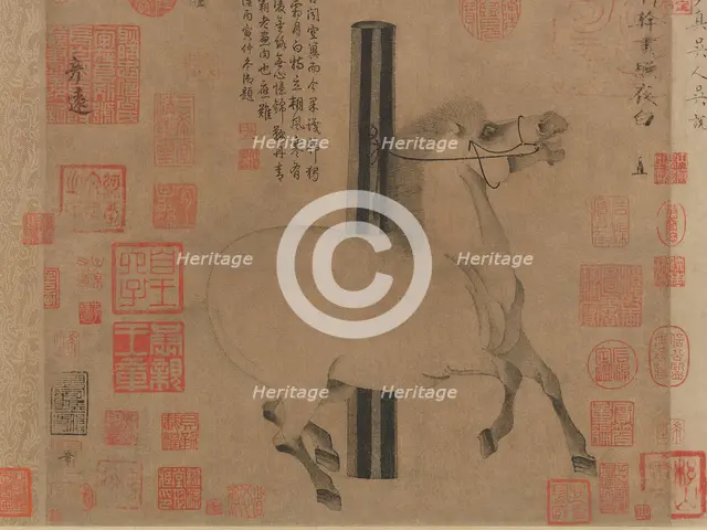 Night-Shining White, ca. 750. Creator: Han Gan.
