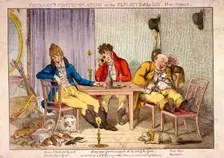 Night part IV of Cockneys contemplating on the exploits of the day, 1800. Artist: Anon