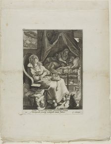 Night, plate four from Four Times of Day, c.1595. Creator: Jan Saenredam