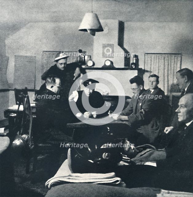 'Night watch: the Fire Squad relaxes', 1941. Artist: Cecil Beaton.