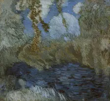 Night. Wind, 1907. Artist: Utkin, Pyotr Savvich (1877-1934)