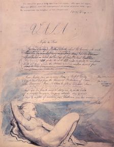 Night the First 1797. Creator: William Blake