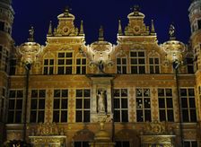Night view, Great Arsenal, Gdansk, Poland, 17th centry (2015). Creator: Unknown