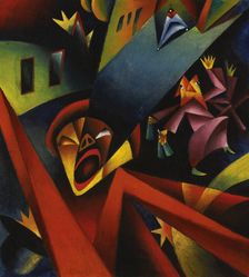 Nighttime Noise, 1919. Creator: Scholz, Georg (1890-1945)