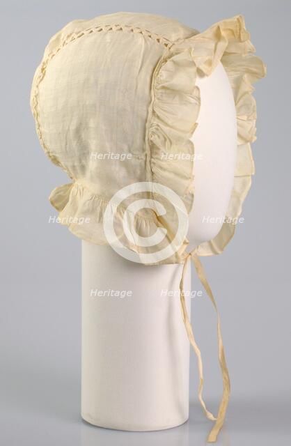 Nightcap, American, ca. 1850. Creator: Unknown.