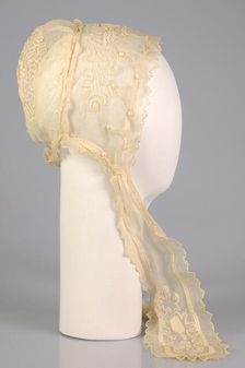 Nightcap, American, ca. 1850. Creator: Unknown