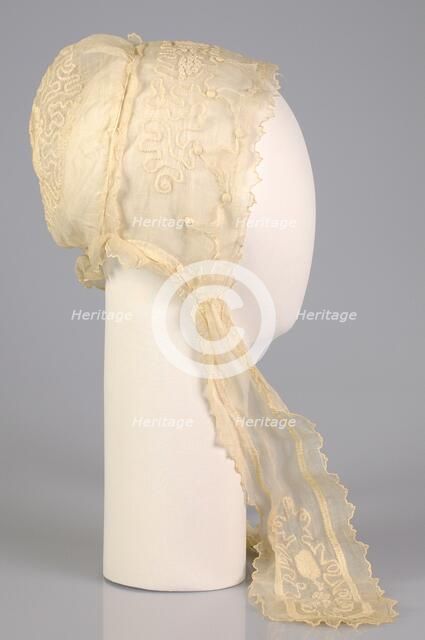 Nightcap, American, ca. 1850. Creator: Unknown.