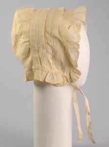 Nightcap, American, ca. 1850. Creator: Unknown