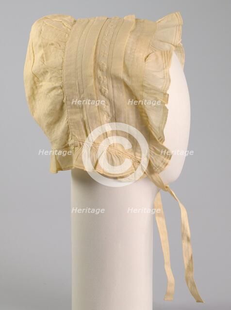 Nightcap, American, ca. 1850. Creator: Unknown.