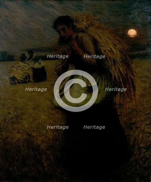 Nightfall (The Gleaners), c1895. Creator: Henry Herbert la Thangue.
