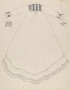 Nightgown, 1935/1942. Creator: Evelyn Bailey