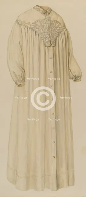 Nightgown, 1935/1942. Creator: Jean Peszel.