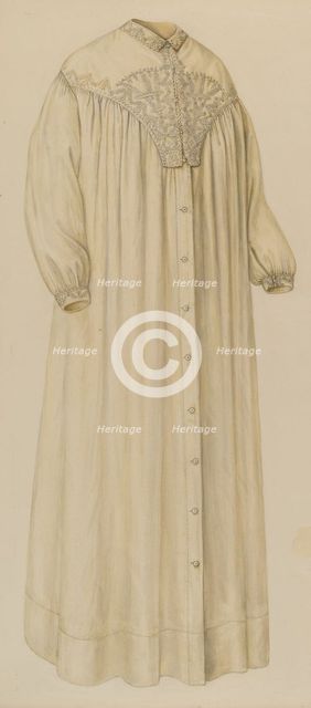 Nightgown, 1935/1942. Creator: Jean Peszel.