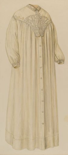 Nightgown, 1935/1942. Creator: Jean Peszel