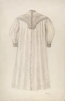 Nightgown, 1935/1942. Creator: Paul Ward