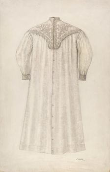 Nightgown, 1935/1942. Creator: Paul Ward