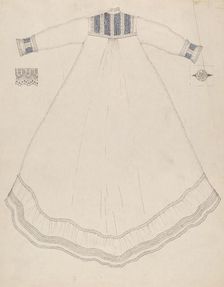 Nightgown, 1935/1942. Creator: Evelyn Bailey