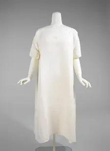 Nightgown, American, ca. 1840. Creator: Unknown