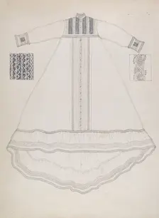 Nightgown, c. 1936. Creator: Evelyn Bailey