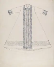 Nightgown, c. 1936. Creator: Evelyn Bailey