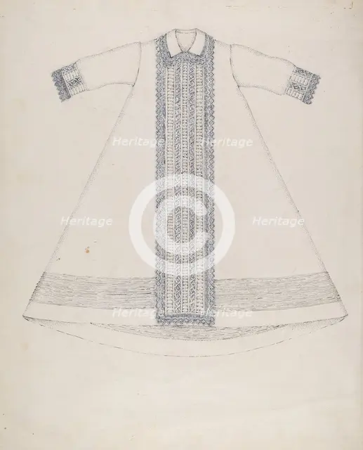 Nightgown, c. 1936. Creator: Evelyn Bailey.