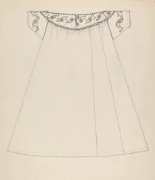 Nightgown, c. 1936. Creator: Evelyn Bailey