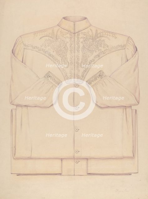 Nightgown, c. 1938. Creator: Eugene Croe.