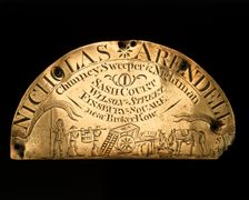 Nightman's plaque, 18th century. Creator: Unknown