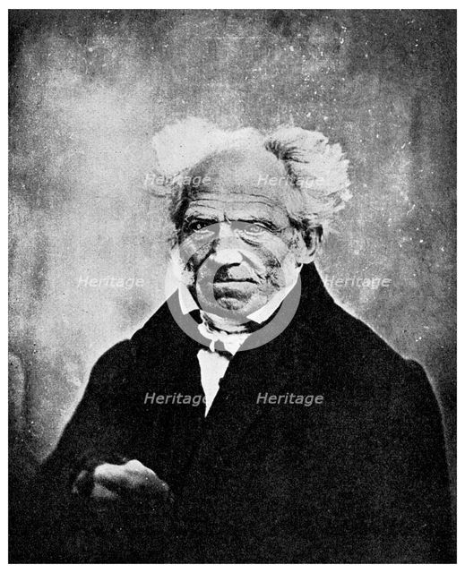 Nihilism: Arthur Schopenhauer, German philosopher, 19th century (1956). Artist: Unknown