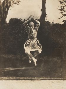 [Nijinsky in "Danse siamoise" from the "Orientales"], 1910. Creator: Eugène Druet