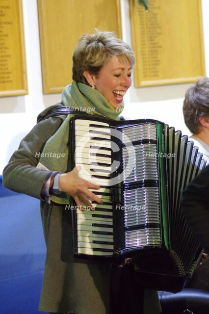 Nikki Iles, Stan Sulzmann’s Neon Orchestra, Watermill Jazz Club, Dorking, Surrey, Nov 2023. Creator: Brian O'Connor.