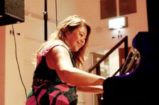 Nikki Yeoh, Denys Baptiste Quartet, Battle Jazz Festival, Battle, East Sussex, July 2023. Creator: Brian O'Connor