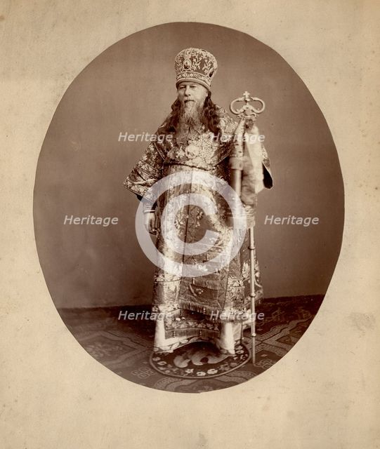 Nikodim - Bishop of Yenisei and Krasnoyarsk, 1860-1870. Creator: AK Keppel.