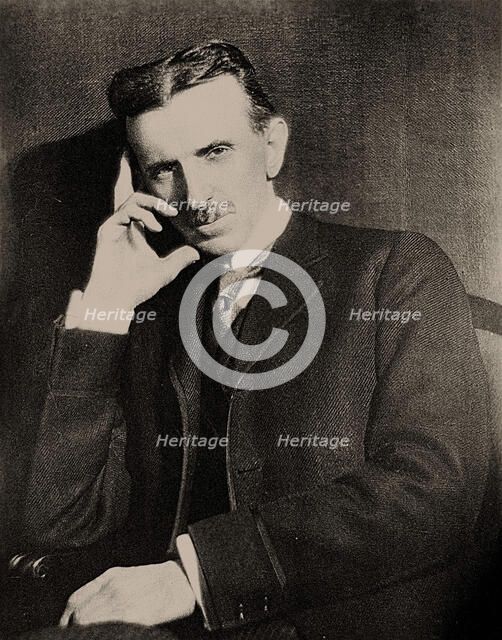 Nikola Tesla (1856-1943) , 1915. Creator: Anonymous.