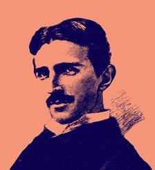 Nikola Tesla (1856-1943). Creator: Sarony, Napoleon (1821-1896)