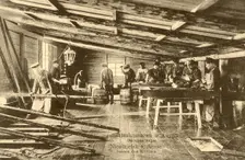Nikolaevsk-on-Amur. Salting caviar, 1900. Creator: Unknown